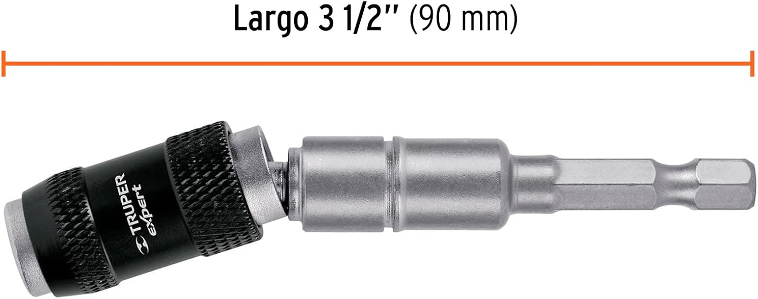 Truper Expert PUDE-9090 Articulated Extension Power Bit- 11875 Truper Expert PUDE-9090 Articulated Extension Power Bit- 11875